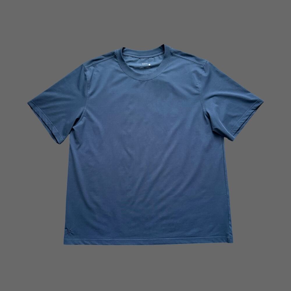 Vessi Twill Mens The Base T-Shirt Blue XXL NWT